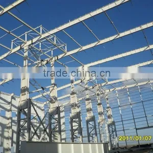 Professional Manufacture Sandwich Panel Steel Frame Prefabricated Warehouse thumbnail-6