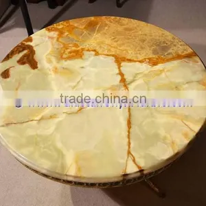 POLISHED GREEN ONYX TABLE TOPS COLLECTION thumbnail-2