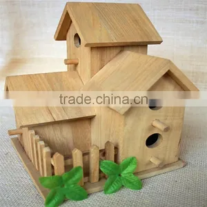 Wooden Houses Wood Villa Model Shape Sorter Toy Crazy Toys for Kids thumbnail-6