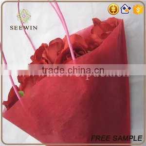 Non Woven Drawstring Packaging Sleeves for Cut Flowers thumbnail-2