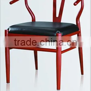 Wood Imitation Aluminum Y Style Dining Chair LQ-B320 thumbnail-1