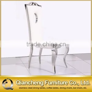 French Script Black Fabric Dining Chair for Banquet thumbnail-5