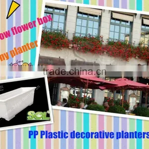 2016 Self Watering Rectangular Planter Box Fiberglass Planter Box thumbnail-2