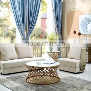 2016 Luxury Stainless Steel Sofa / Sofa for Wholesale SF067 thumbnail-1