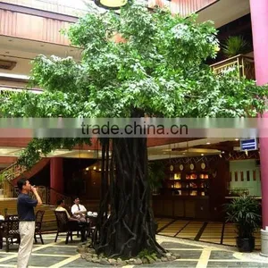 Large Fake Ficus Tree Indoor /outdoor Factory Artificial Gloden Ficus Tree thumbnail-6