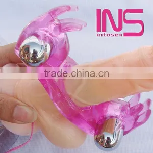 180 Degree Positive Rotation Rabbit/Vibrating Cock Rings for Men thumbnail-1