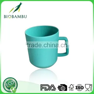 Bamboo Fiber Mug With Handle and Bamboo Fiber Lid thumbnail-1