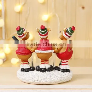 Custom Bulk Christmas Reindeer Candle Holders Decoration thumbnail-4