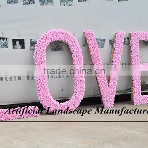 2016 New Style Artificial Flower Wall,Symbol Flower Wall Wedding Decor thumbnail-1