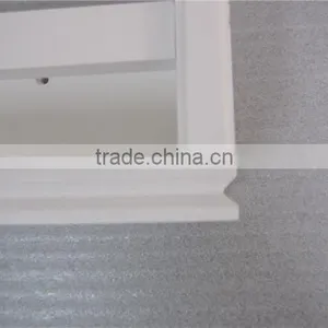 White Modern Bedroom Furniture Wooden Wall Shelf thumbnail-3