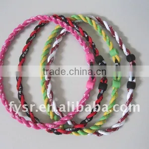 Factory Price Silicone Necklace/Titanium Sport Silicone Necklace thumbnail-2