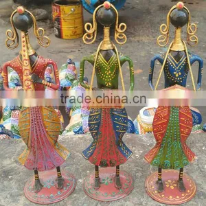 IRON LADY MUSICIANS RED PINK GREEN SET OF 3 thumbnail-1