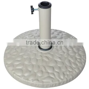 22Lbs White Color Garden Resin Sun Umbrell Base CP032-10 thumbnail-1