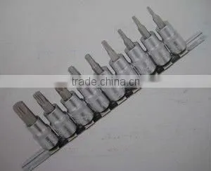 10PCS 1/4" Dr Bit Socket Set thumbnail-1