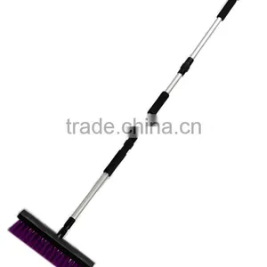 Long Handle Floor Cleaning Broom, Heavy Duty Soft Brush Garden Tools thumbnail-2