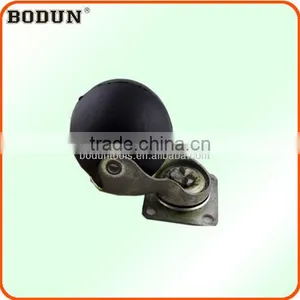 I5010 Black Rubber Mult-size Swivel Castor thumbnail-1