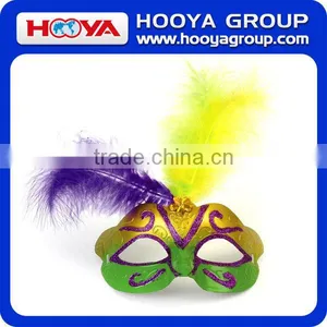 Party Mask With Feather/Fashion Design Masquerade Party Mask thumbnail-1