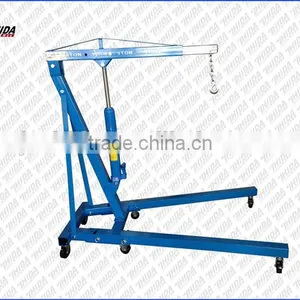 2T Foldable Hydraulic CE Approved Shop Crane thumbnail-1