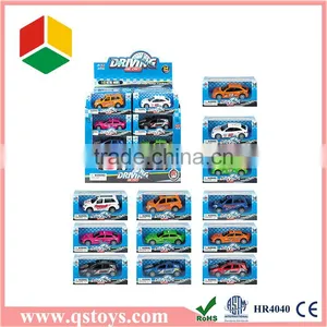 Colorful Racing Pull Back Mental Car in Display Box thumbnail-1