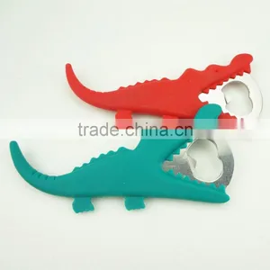 16108 Crocodile Shape Beer Bottle Opener in Silicone+steel thumbnail-5