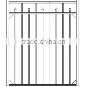 Aluminium Fence,Aluminum Garden Fence thumbnail-3