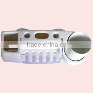 Plastic Wall Mounted Toothbrush Holder With Sucker thumbnail-3