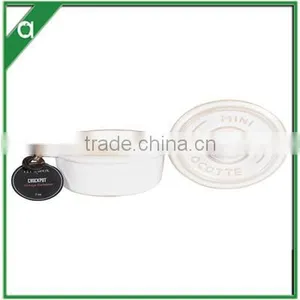 Small Scented Candle in Ceramic Tin With Ceramic Lid thumbnail-1