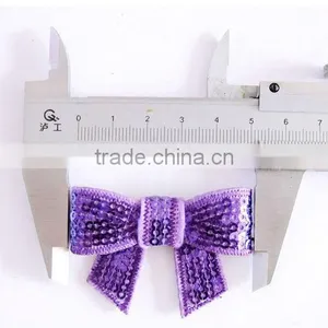 Traditional Magnetic Mullticolor Sequins Hair Bow for the Girls thumbnail-4