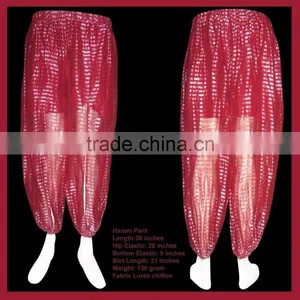 Belly Dance Harem Pant Made of Lurex Chiffon thumbnail-6