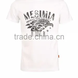 Mens Fashion Slim Design Cotton Plain Mens t Shirt thumbnail-1