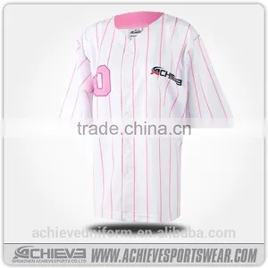 Custom Dry Fit Baseball Jersey,wholesale Women Baseball t Shirt thumbnail-3