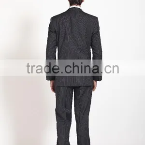 2015 Fashion Designed/striped Business Suits for Man / Jacket & Pant thumbnail-4