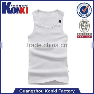 Wholesale Plain White Tank Tops for Men thumbnail-1