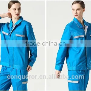 100% Cotton or Cotton Poly Blended OEM Wholesale Work Uniform/housekeeping/factory Worker for Sale thumbnail-1
