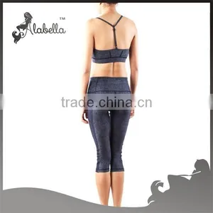 High Quality Italy Fabric for Ladies Fitness & Yoga Wear thumbnail-2