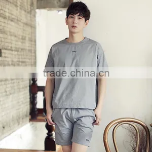 Men T-shirt Summer Apparel Casual Short Suit Uniform Wholesale China 2016 New Fashion 6 Colors thumbnail-6