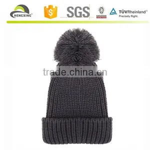 2015 New Fashion Lady Women Winter Warm Beanie Knit Wool Crochet Earmuff Cap Brim Hat thumbnail-2
