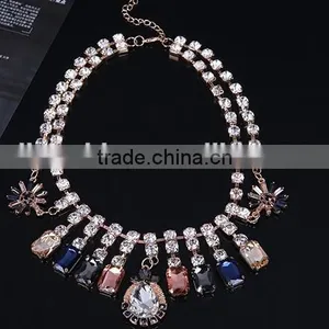 High Quality Western Style Ladies Crystal Necklace thumbnail-2