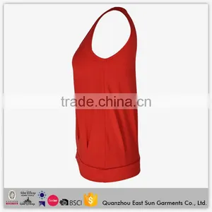Newest Design High Quality Comfortable Bodybuilding Summer Women Custom Sport Tank Top thumbnail-3