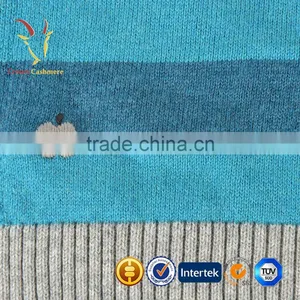 Striped Cashmere Plush Super Soft Throw Blanket thumbnail-3