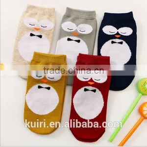 2016 Cartoon Owl Child Summer Short Socks for Daily Life Cute Cotton Kids Sports Socks thumbnail-3