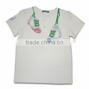 Men's T-shirt, Made of 100% Cotton, Single Jersey Fabric and Embroider at Right Sleeve thumbnail-1