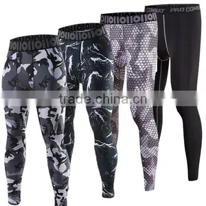 Men's Custom Dri Fit Tight Fit Sport Gym Leggings Pants Wholesale thumbnail-1
