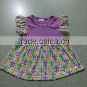 Wholesale Boutique Clothing China Girls Printed Baby Dresses European Style Dresses thumbnail-1