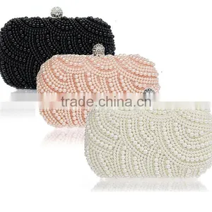 R0024H China Manufacturer Good Quality Beaded Evening Clutch Bags thumbnail-1