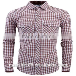 2016 New Wholesale Made to Measure Custom Mens Casual Dress Shirts thumbnail-4
