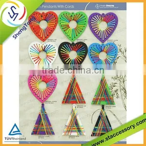 2015 New Popular Wooden Pendant With Cords thumbnail-1
