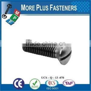Made in Taiwan DIN 964 M5x40 Slotted Raised Countersunk Head Screw A4 Stainless Steel thumbnail-6