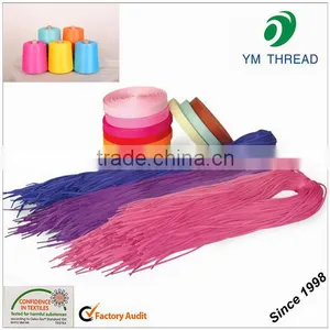 Factory Direct Sale Dyed Shoelaces Yarn 150d/48/2 Polyester Yarn thumbnail-2