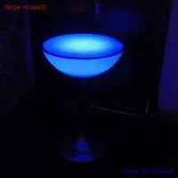 Led Banquet Cocktail Color Changing Light Table thumbnail-2